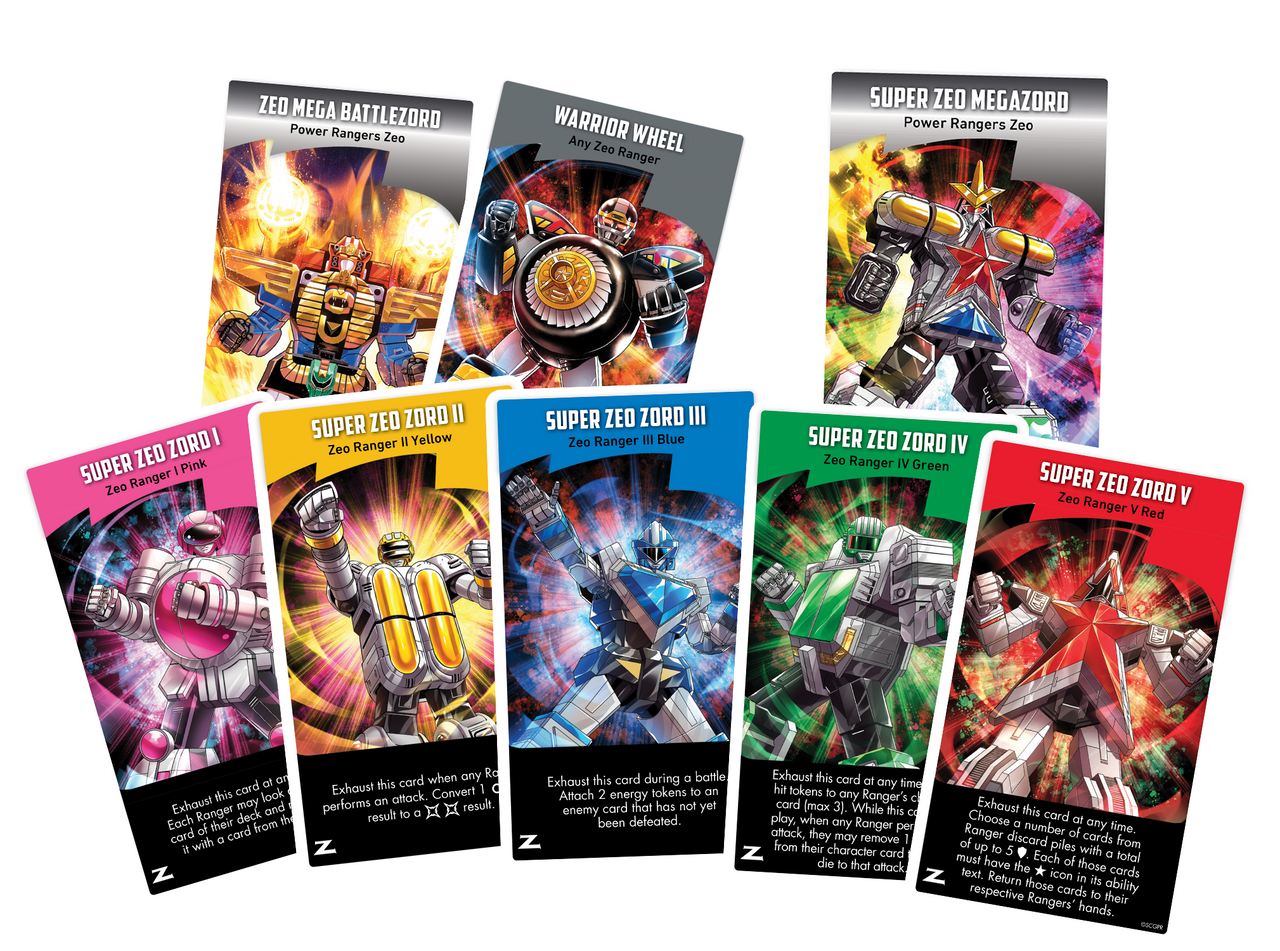 Power Rangers: Heroes of the Grid Zord Pack #3 Cards