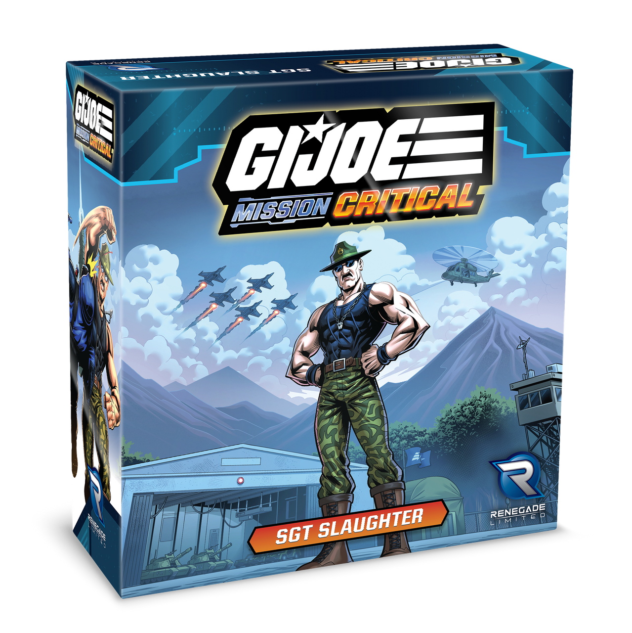 G.I. JOE Mission Critical Sgt Slaughter Figure Pack 3D Box