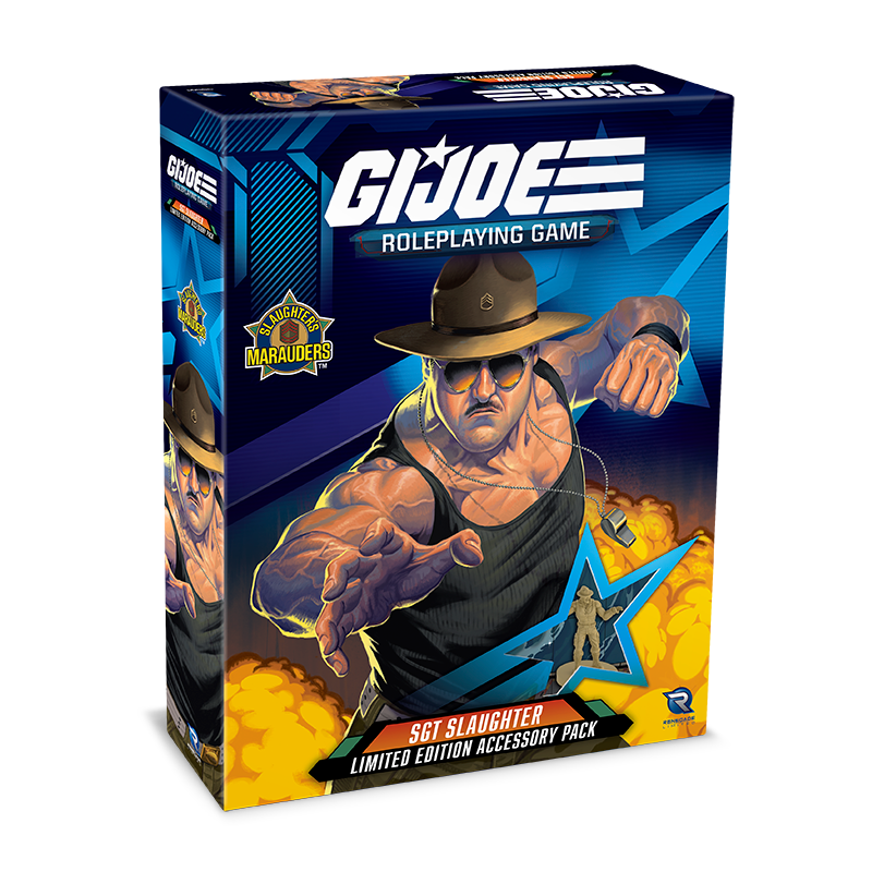 G.I. JOE Roleplaying Game Sgt Slaughter Limited Edition Accessory Pack 3D Box