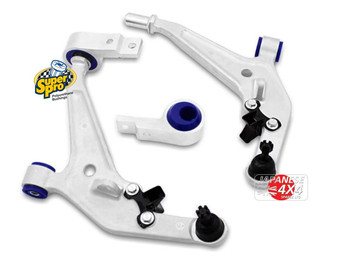 Front Lower Control Arms (With Off Set Bushes) Complete Alloy Assembly for Nissan X-Trail T30 2001-2007