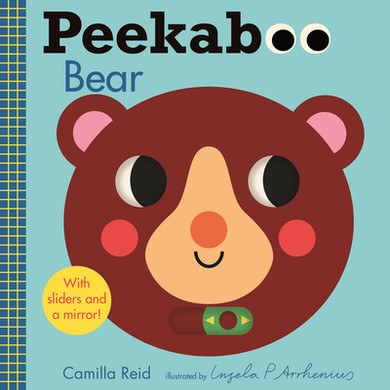 Peekaboo: Bear: (An Interactive Board Book for Babies & Toddlers with Mirror & Sliders to Push, Pull, or Turn. Cute Artwork Includes Ladybugs, Bunnies (2021)
