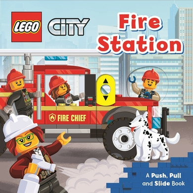 Lego(r) City. Fire Station: A Push, Pull and Slide Book (2025)