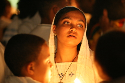 Ethiopian Easter ceremony