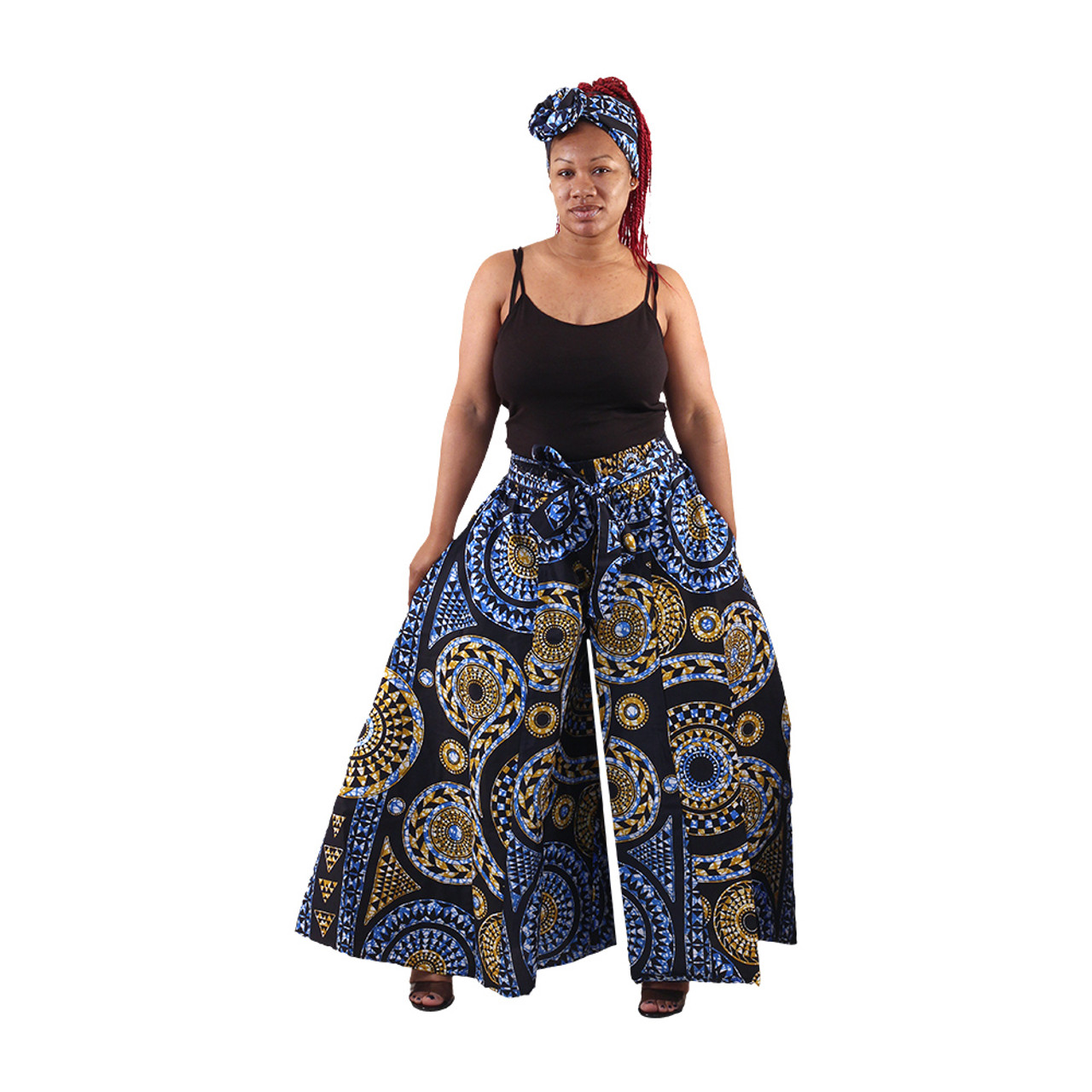 Bold Ankara Print Palazzo Pants