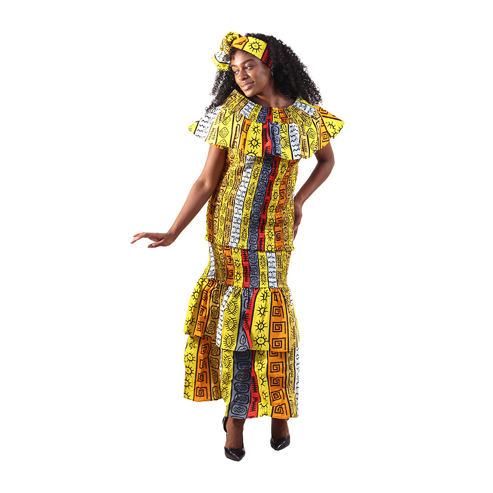 chinese dress ladies African print mermaid dress, African print wedding/prom dress. –  K.D.Kollections Store main image 0