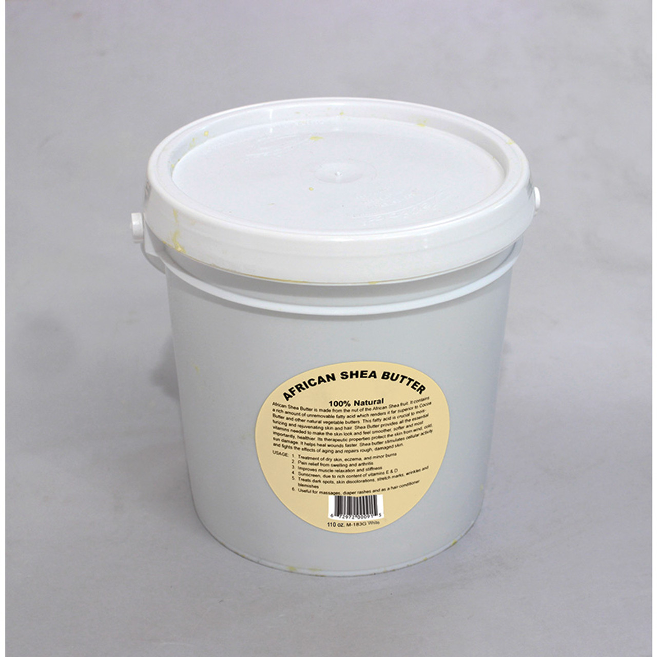 Shea Butter: 1 Gallon (110 oz.) - Raw Shea Butter, African Shea butter