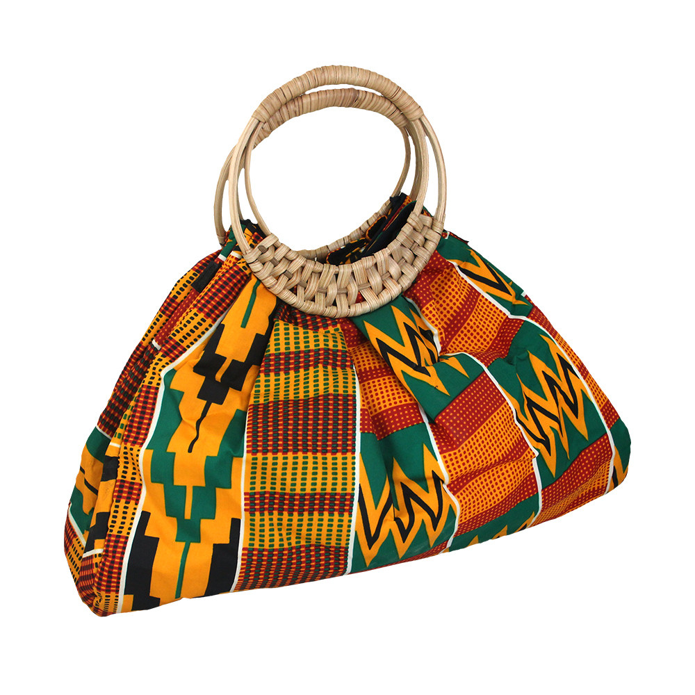 Ghana様 Colors Of Ghana Kente Purse - Handbags and Tote Bags - African