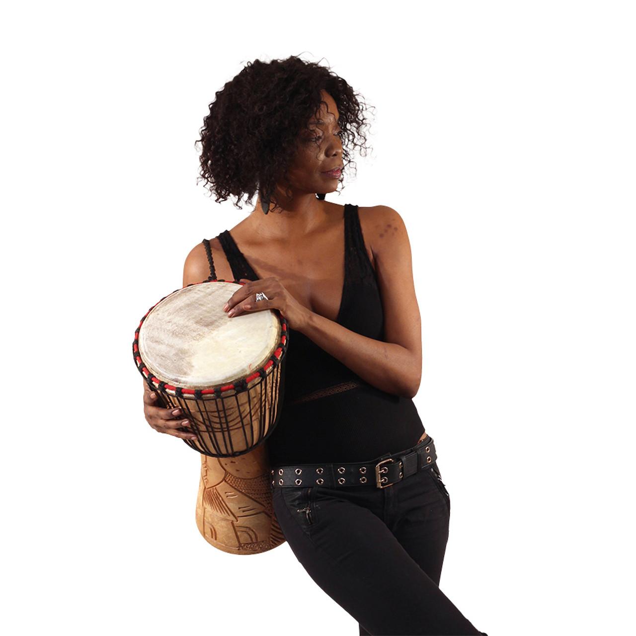 גאנה DJembe תוף: MD/LG (19\-21גאנה DJembe תוף: MD/LG (19\-21  