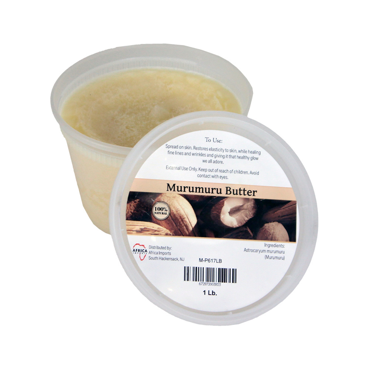 Murumuru Butter - 1 Lb. - Natural Butter - African Health & Beauty