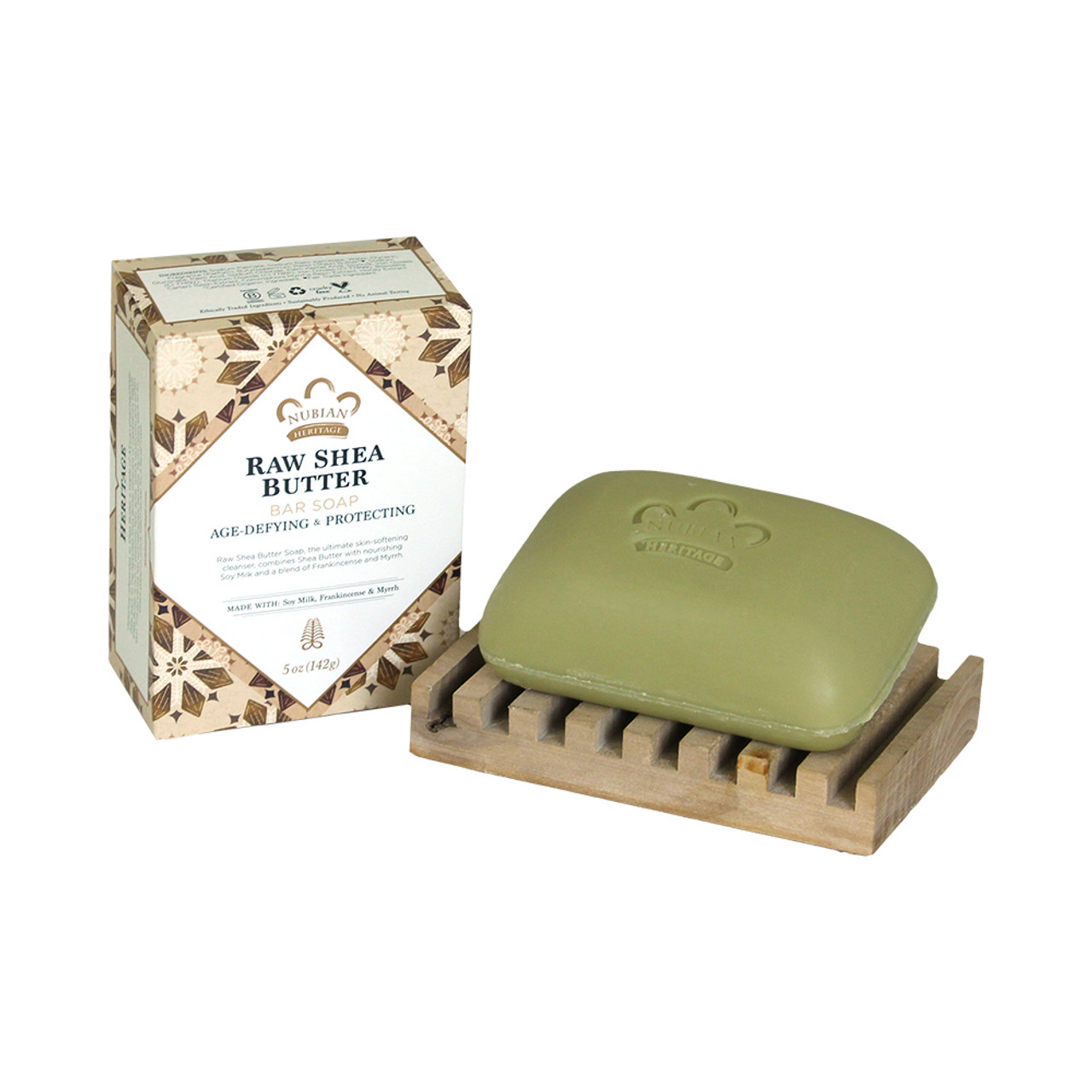 Nubian Heritage Bar Soap Raw Shea Butter with Soy Milk, Frankincense & – Shea  Butter Like Whoa