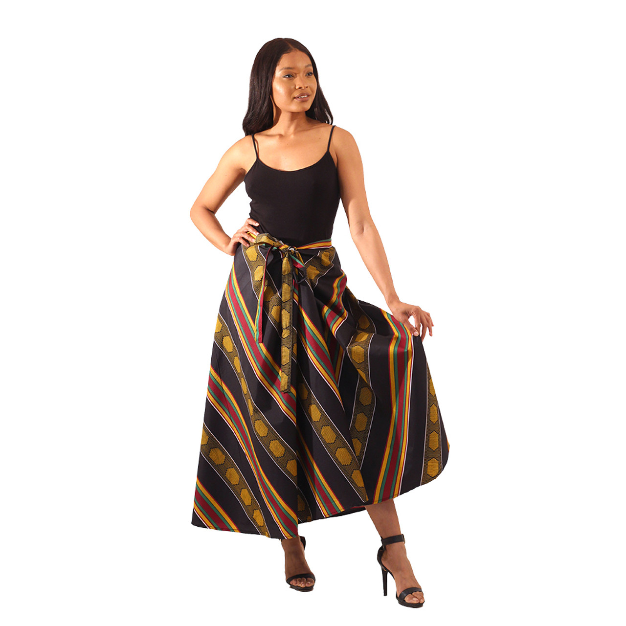 ナタルデザイン WRAPPING SKIRT 60/40 Vogue Uncut Pattern R11733 Asymmetric Wrap Skirt in 2