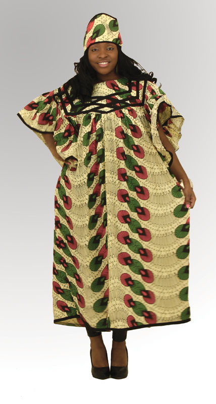 Black/Yellow Ribbon Dress Africa Imports
