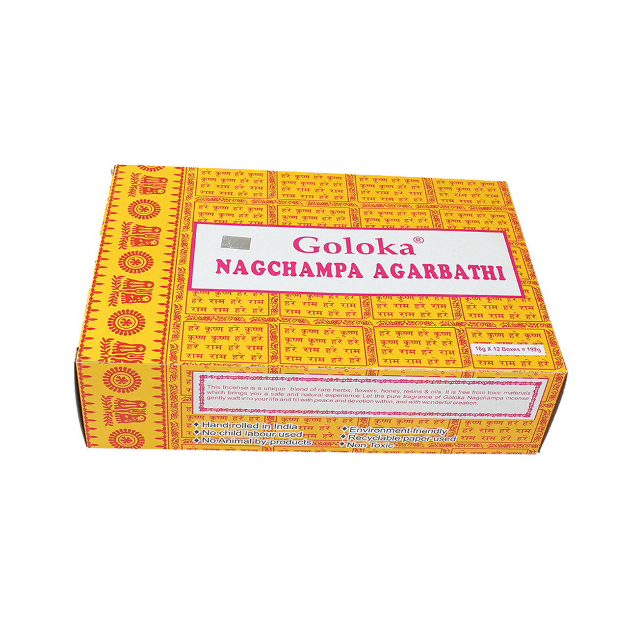 Incienso Nag Champa Goloka 16g