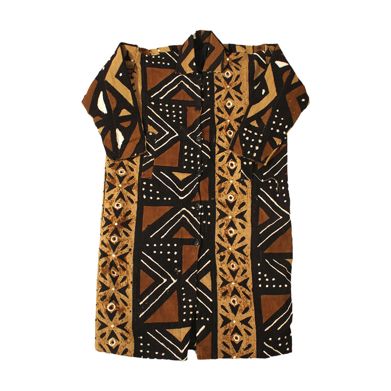 African Winter Coat In Mud Cloth / African Parka Made In Africa– The  Continent Clothing