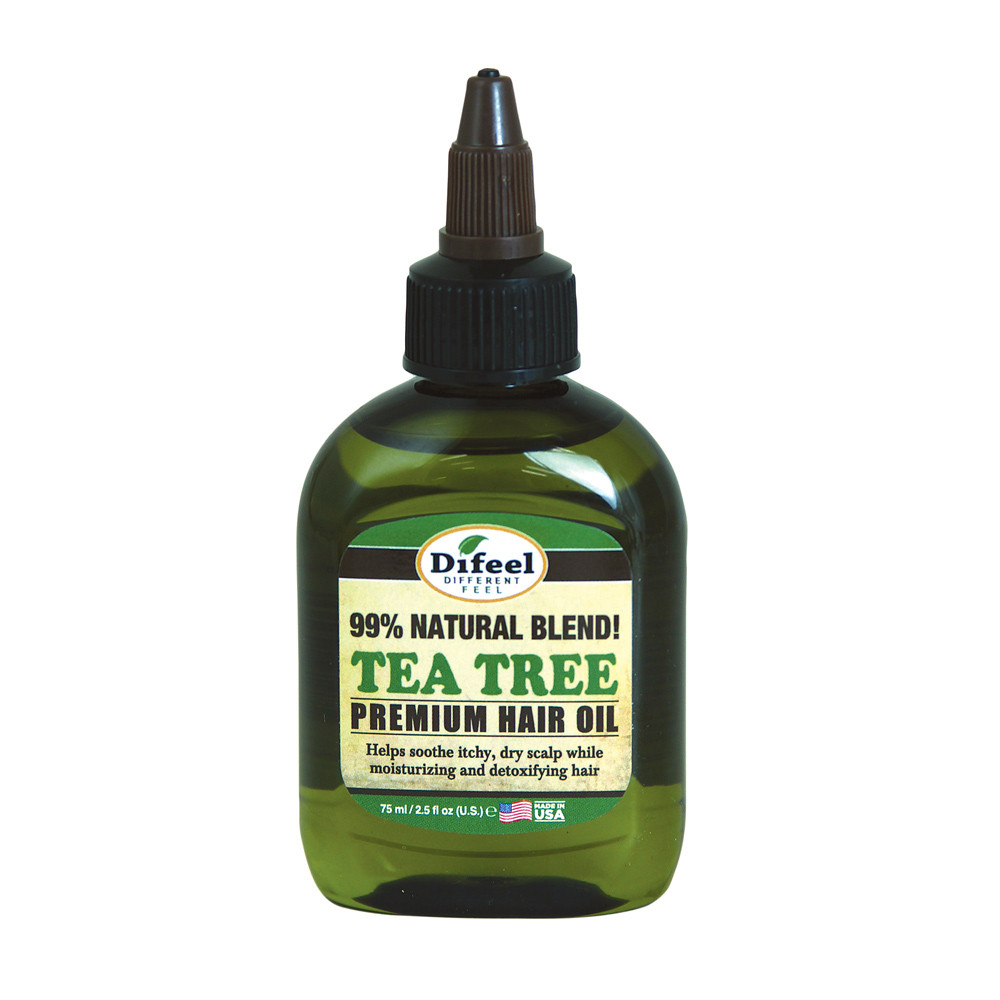 Difeel: Tea Tree Oil Scalp Soothing Natural Hair Oil - 2.5 oz