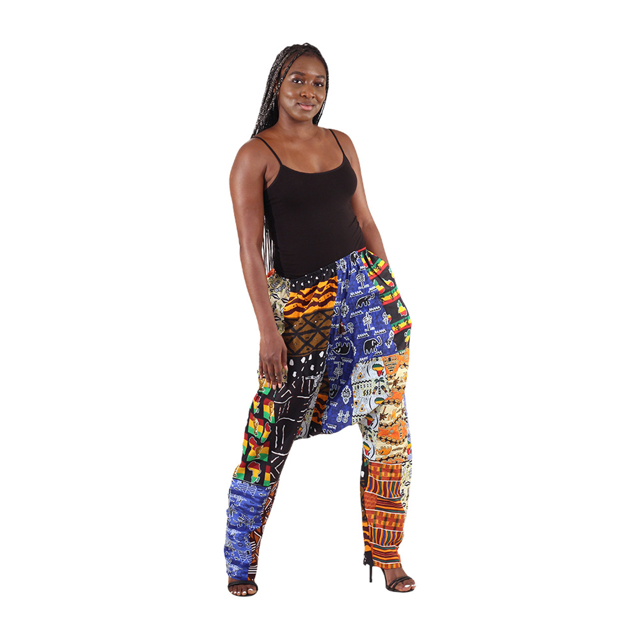 Amazon.com: virblatt - Harem Pants for Women | 100% Cotton | Drop Crotch  Pants Women Aladdin Pants Women Genie Pants Palazzo Ninja - Kunstvoll Black  S/M : Clothing, Shoes & Jewelry