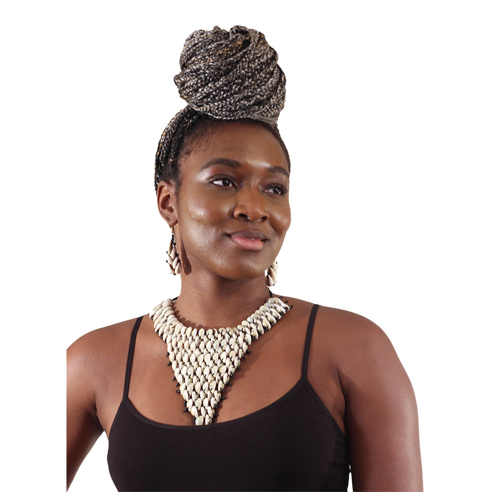 Kenyan Cowry Shell Necklace and Earrings Set | Africa Imports