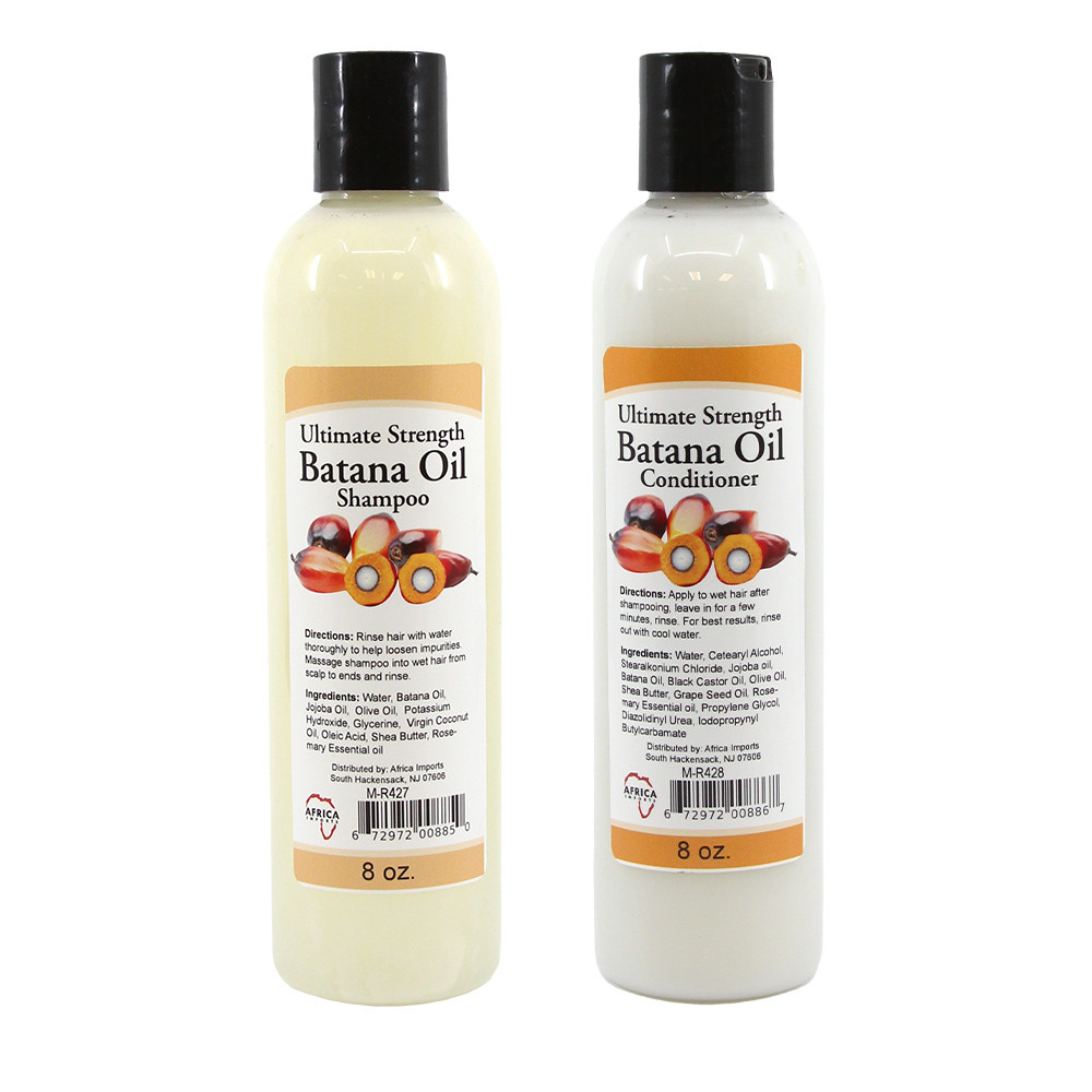 Ultimate Strength Batana Oil Shampoo & Conditioner Set - Africa