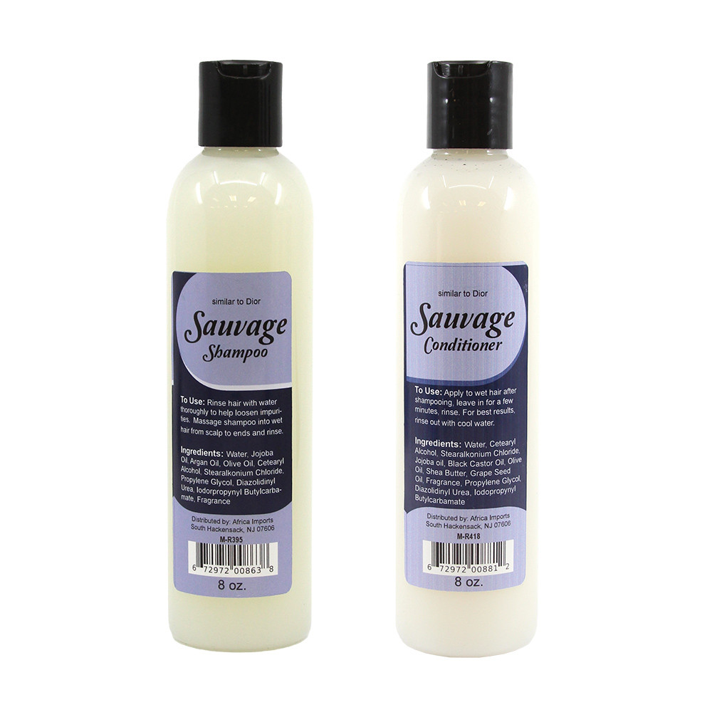 Dior Sauvage Shampoo & Conditioner Set (8 oz.) - Africa Imports