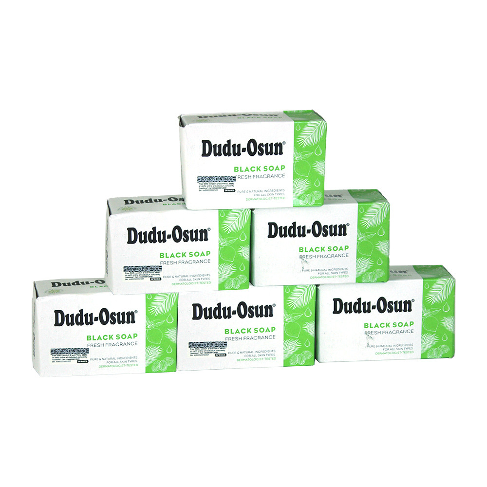 Dudu-Osun African Black Soap - Pack Of 6 - Africa Imports