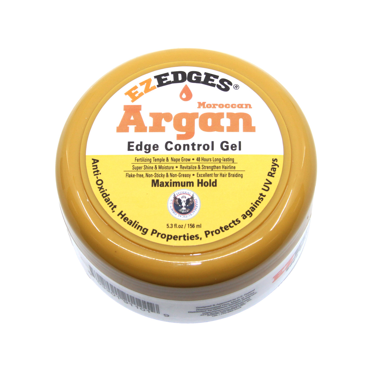 EZEDGES: Moroccan Argan Edge Control Gel (Maximum Hold) - 5.3 FLOZ