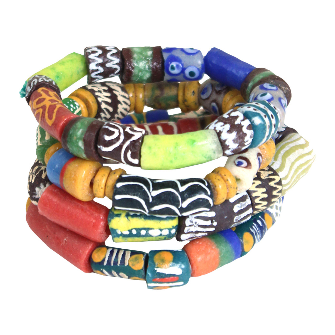 Ghana Trade Bead Bracelet - Bracelets