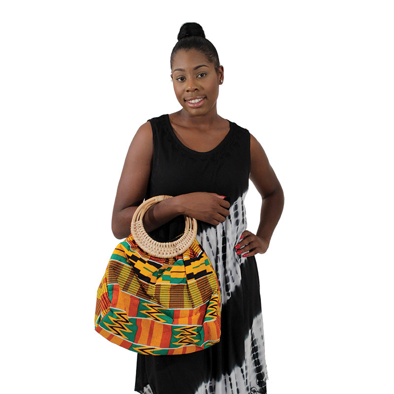 Colors Of Ghana Kente Purse Handbags and Tote Bags African Fashion