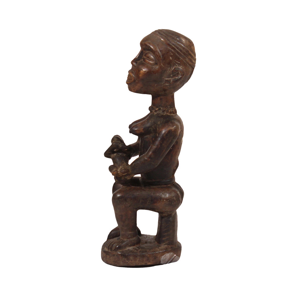 Chokwe Antique Fertility Wood Statue Africa Imports