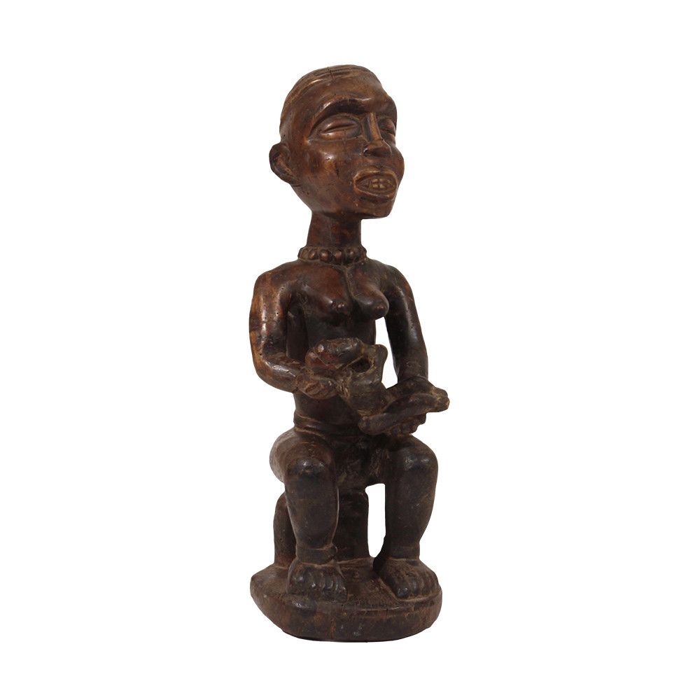 Chokwe Antique Fertility Wood Statue Africa Imports