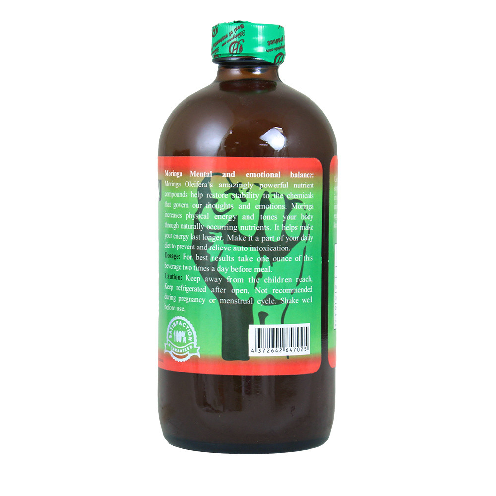Herboganic Moringa Bitters 16 oz. Herbal Remedies & Edibles
