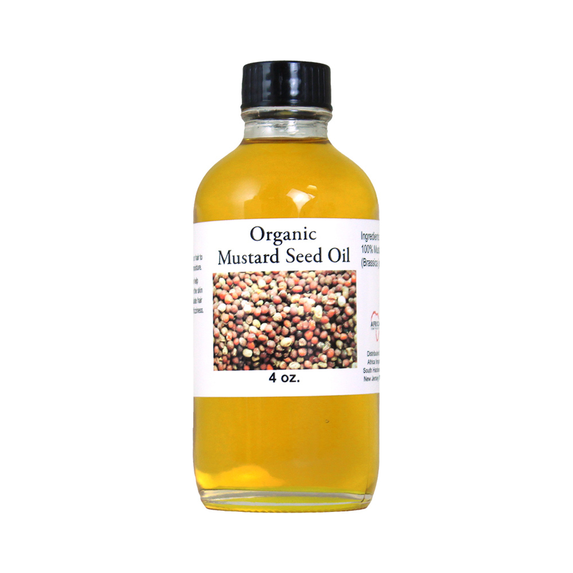 Organic Mustard Seed Oil 4 oz. Healing Oils African Health & Beauty