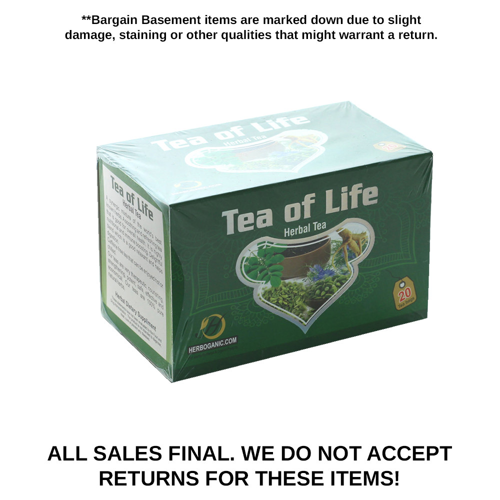 EXPIRED Tea Of Life Herbal Tea 20 Bags Healing Teas