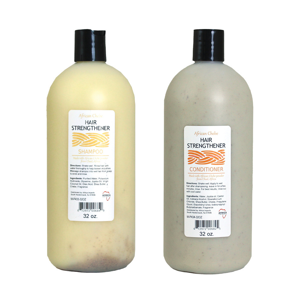 JUMBO SET African Chebe Shampoo & Conditioner Set (32 oz.) Africa