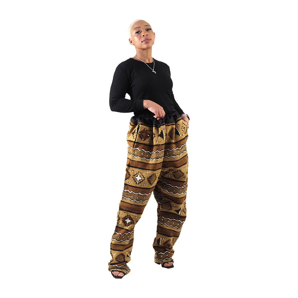 Mud Cloth Pants Unisex Clothing African Fashion