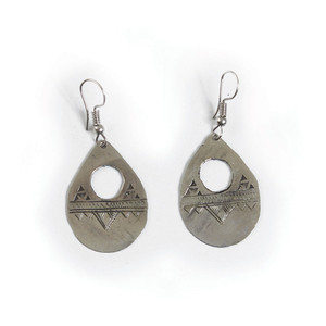 Tuareg Silver Gofed Earrings - SM