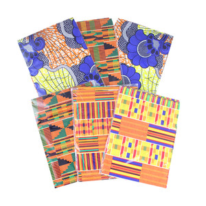Set Of 6 African Print Head Wraps ASSRTD