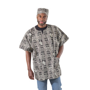 African Tribal Print Dashiki & Cap