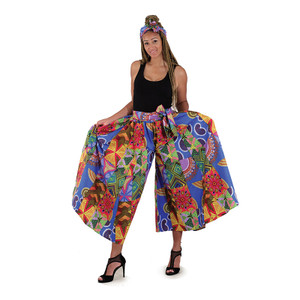 African Print Palazzo Pants: Patchwork
