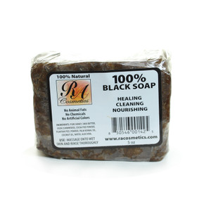 100% Natural Black Soap: 5 oz.