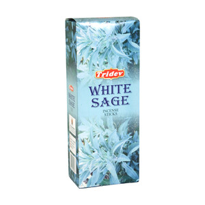 White Sage Incense (Tridev) - 6 Pack