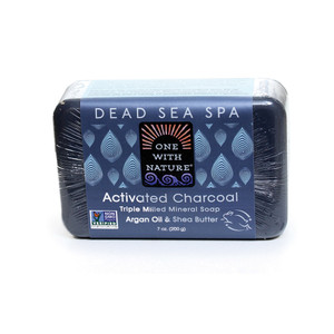 Dead Sea Minerals: Activated Charcoal Mineral Soap - 7 oz.