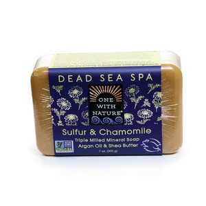 Dead Sea Minerals: Sulfur & Chamomile Mineral Soap - 7 oz.