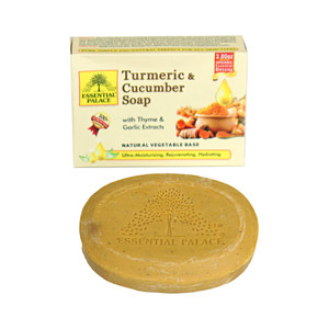 Essential Palace: Turmeric & Cucumber Soap - 3.8 oz.