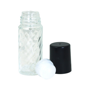 1 oz. Fancy Jumbo Glass ROLL-ON Bottles - Set Of 12