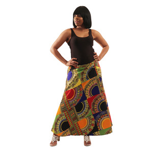 Buy Trad Patch Print Wrap Skirt