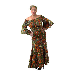 Buy Tribal Print Smocked Dress