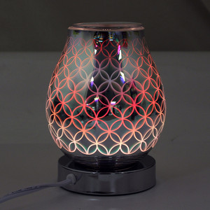 Color Changing Lattice Oil Burner - Style A