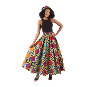Buy Mosaic Print Long Skirt