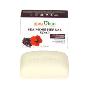Shea Olein: Sea Moss Herbal Soap - 5 oz.