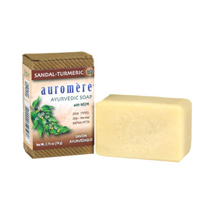 Auromere: Sandal Turmeric Ayurvedic Soap - 2.75 oz.